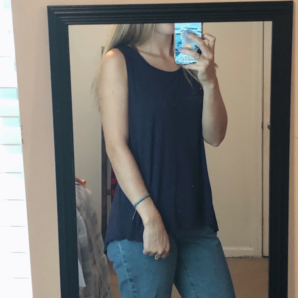 Navy blue tank